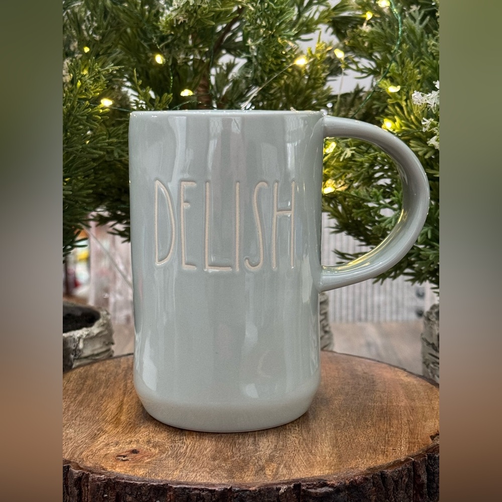 ✨ Brand NEW w/Tags Rae Dunn DELISH Chunky Handle Single Sided Mug ✨